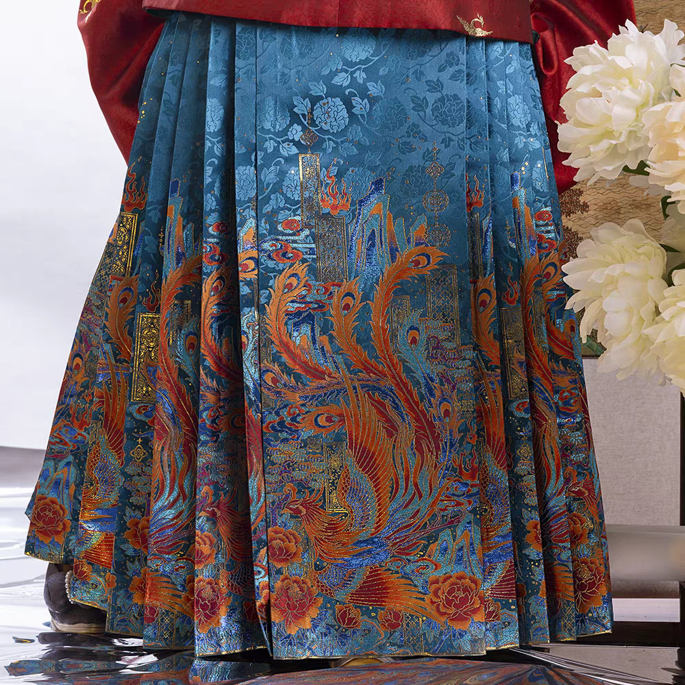 Premium Chinese Fabric for Hanfu – New Chinese Style Jacquard Brocade / Silk Satin Material – Perfect for DIY Hanfu & Traditional Clothing