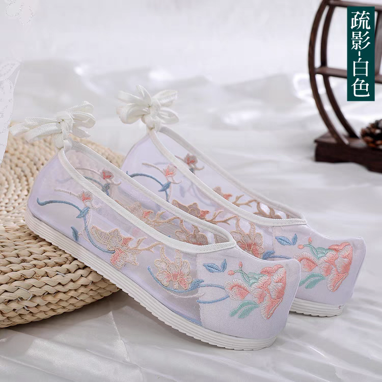 网纱绣花鞋34-40