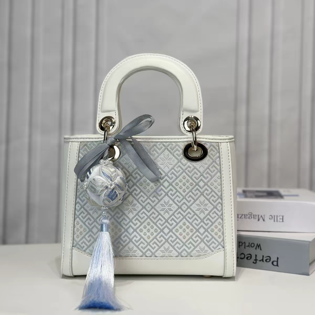 Zhuang Brocade Bag | Handmade Chinese Textile Art Handbag Inspired by Traditional Weaving