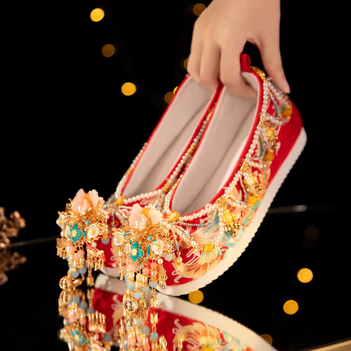 Ancient Chinese Hanfu Shoes |Traditional Chinese Wedding Shoes