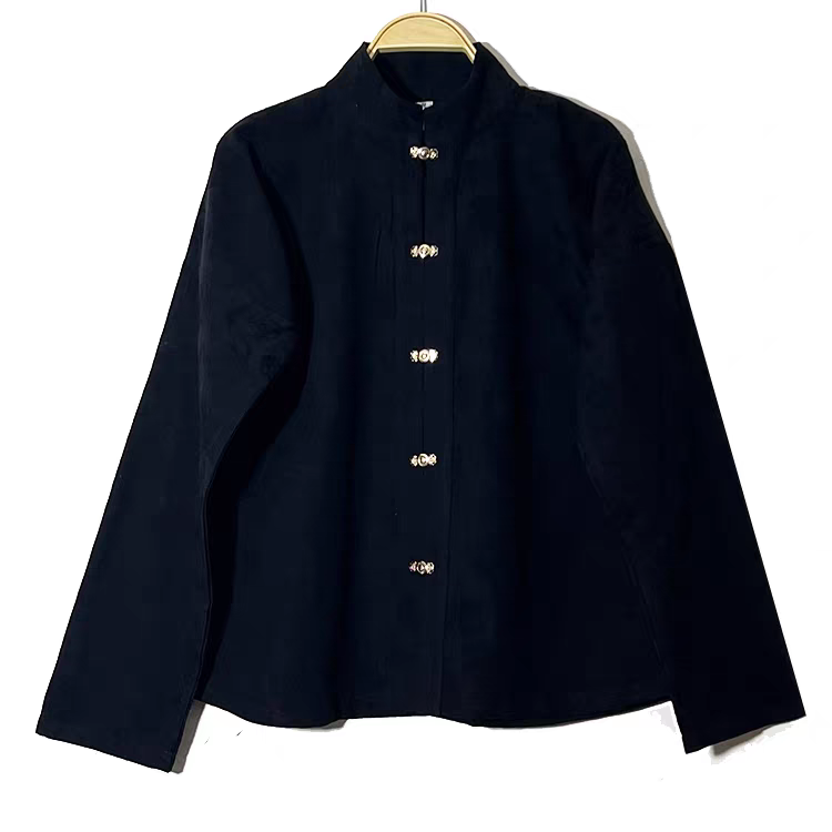 Hanfu Cross-Collar Stand-Up Collar Pipa Sleeve Top汉服交领立领琵琶袖上衣S-XL