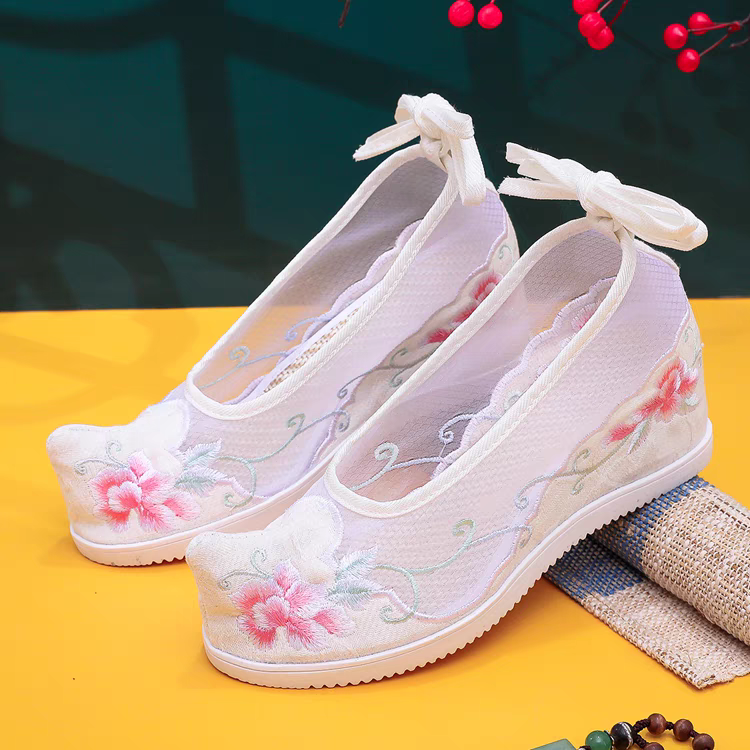 网纱绣花鞋34-40
