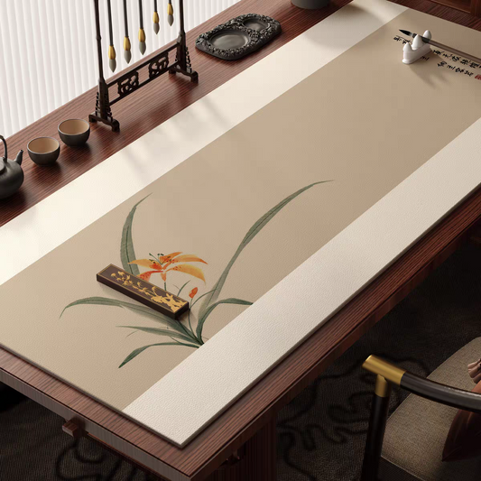 新中式书桌保护垫60*120cm