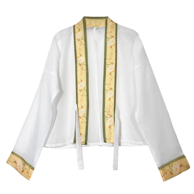 Hanfu double-breasted shirt汉服对襟衫S-XL