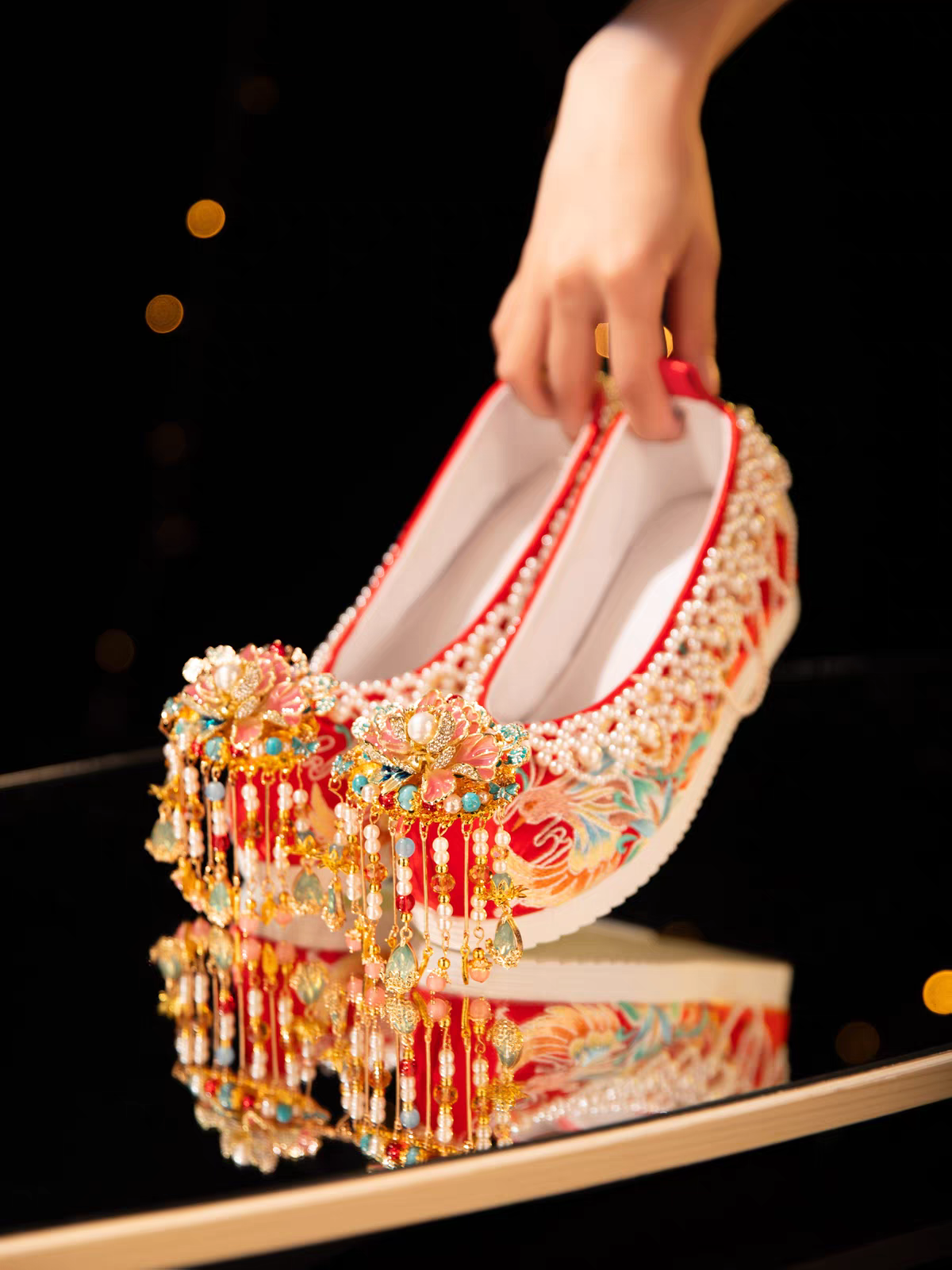 Ancient Chinese Hanfu Shoes |Traditional Chinese Wedding Shoes