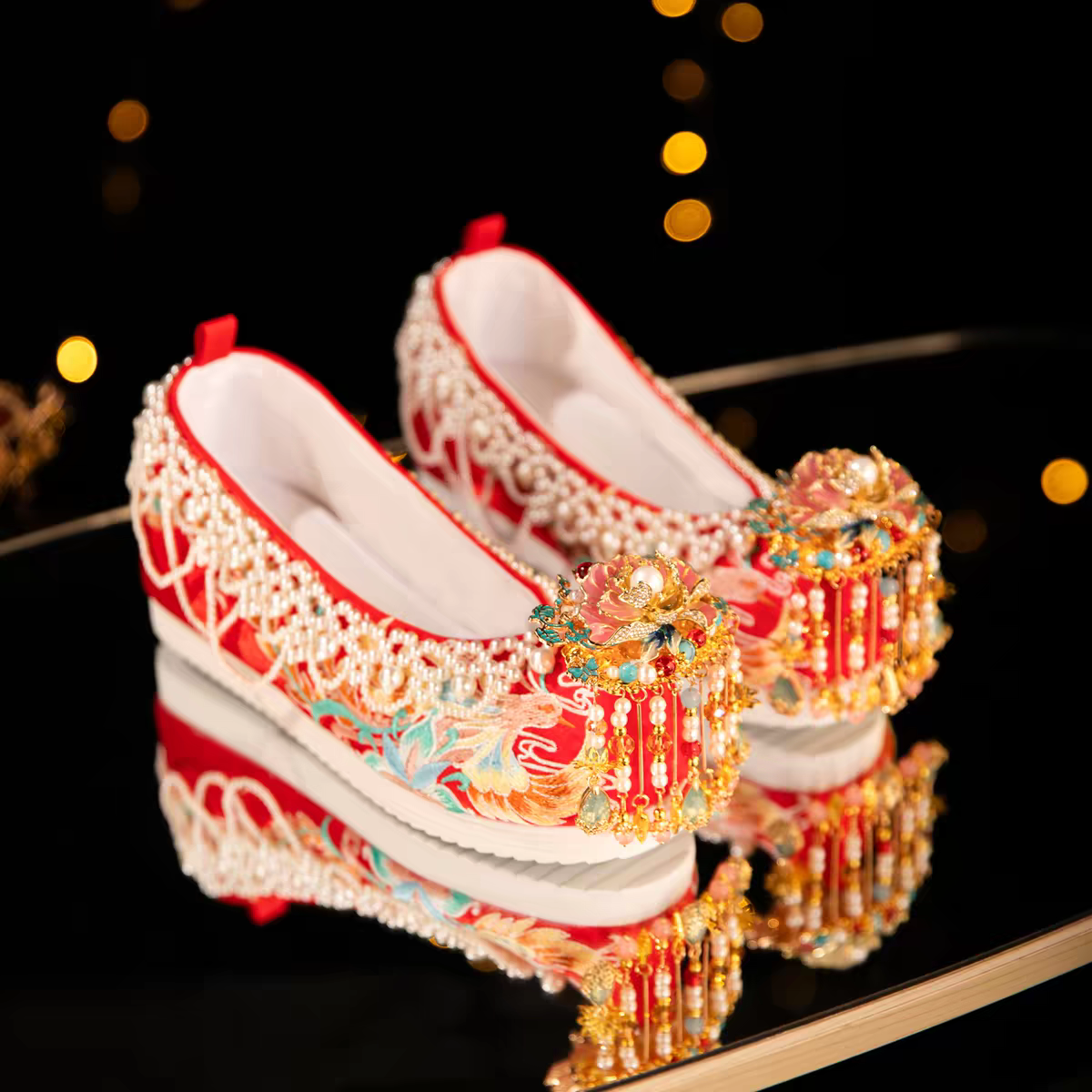 Ancient Chinese Hanfu Shoes |Traditional Chinese Wedding Shoes