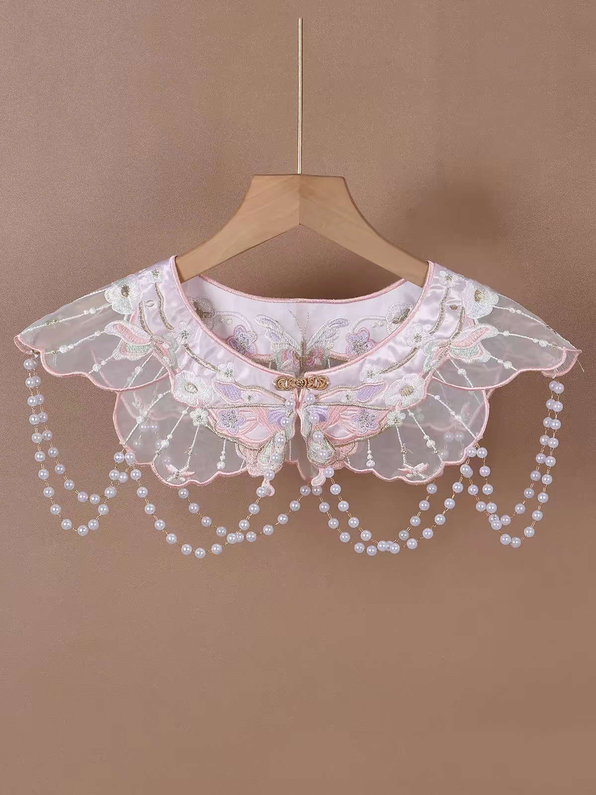 云肩Yunjian Chinese Cloud Collar – Traditional Embroidered Cape for Hanfu & Qipao
