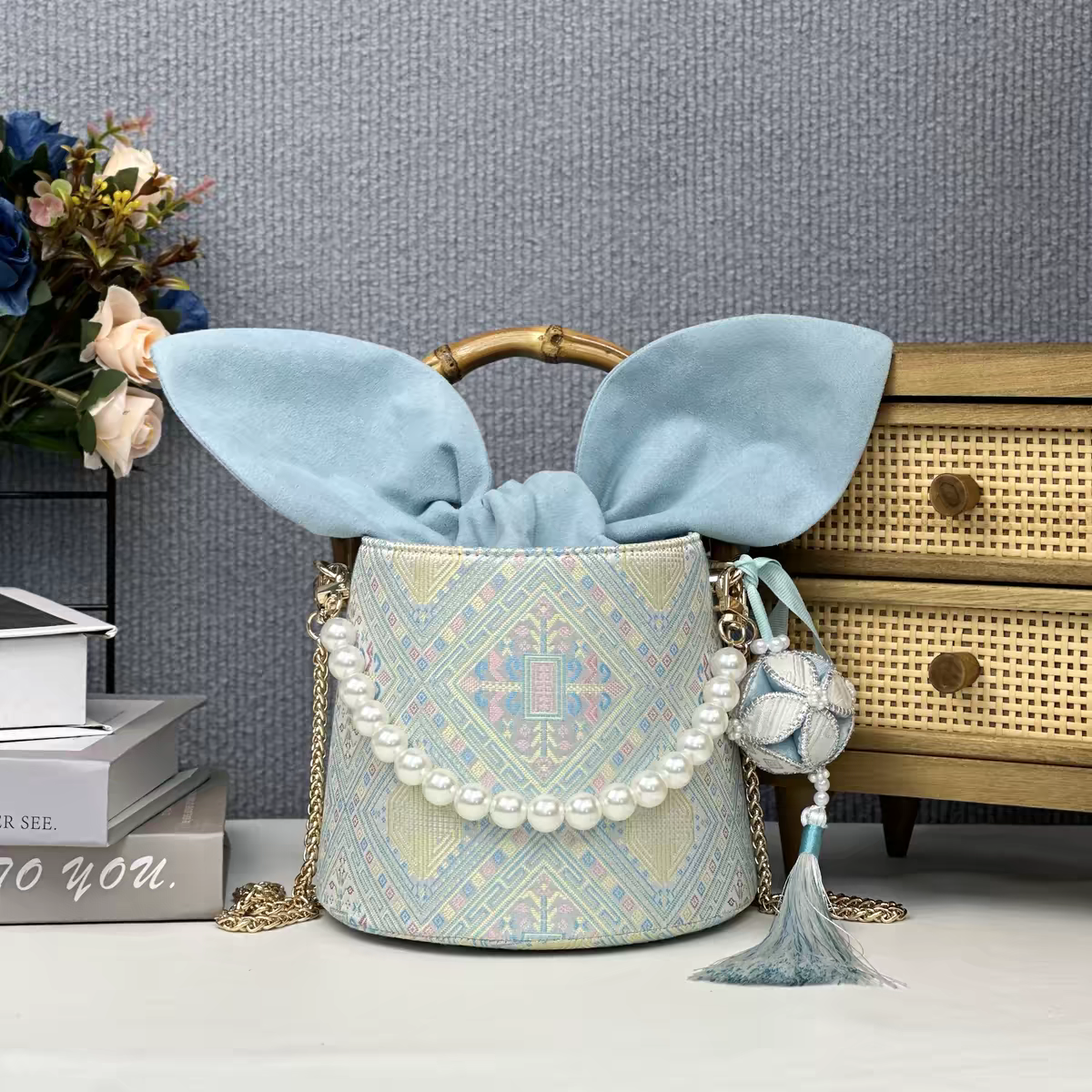 Zhuang Brocade Bag | Handmade Chinese Textile Art Handbag Inspired by Traditional Weaving