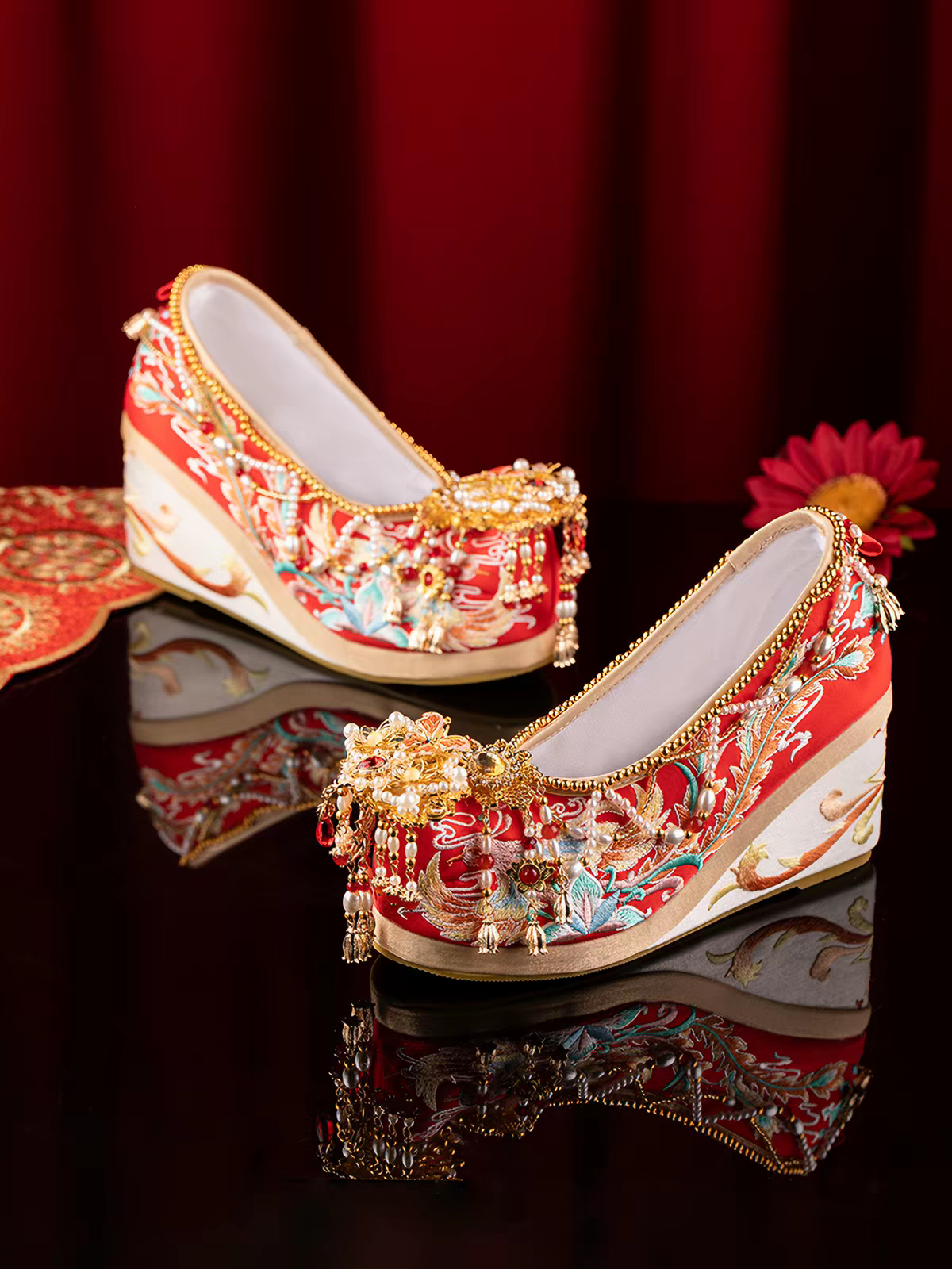 Ancient Chinese Hanfu Shoes |Traditional Chinese Wedding Shoes