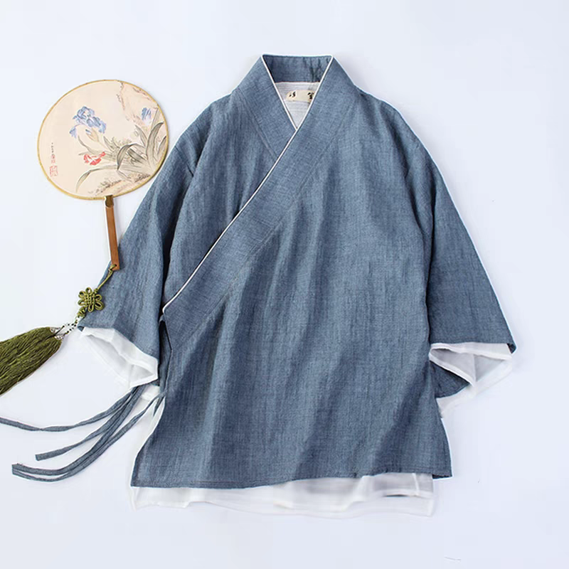 Hanfu Cross-Collar Top 汉服交领上衣M-L