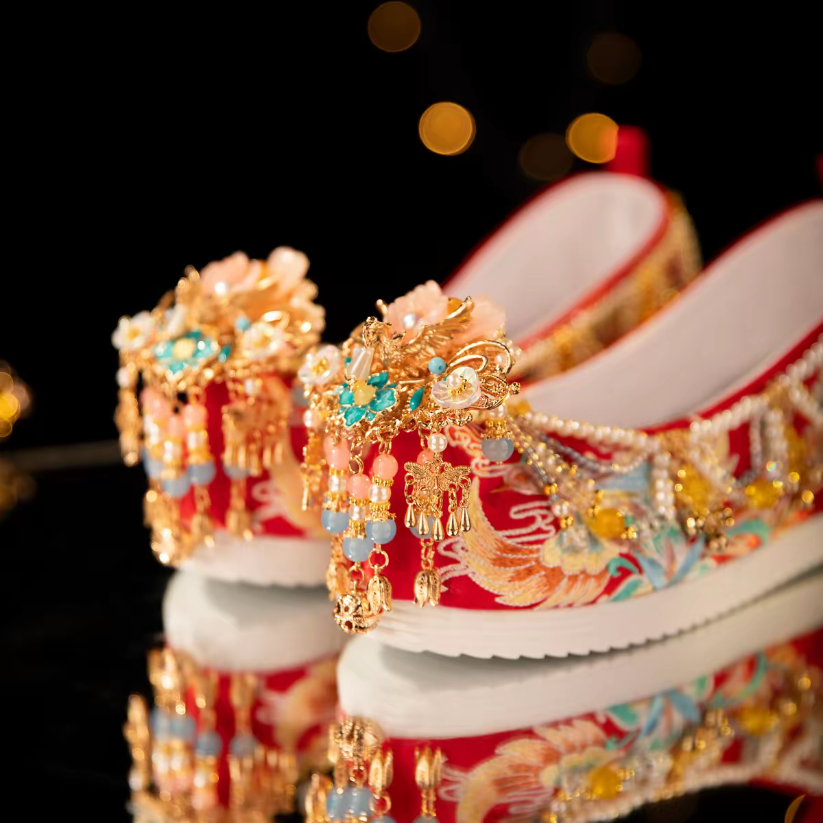 Ancient Chinese Hanfu Shoes |Traditional Chinese Wedding Shoes