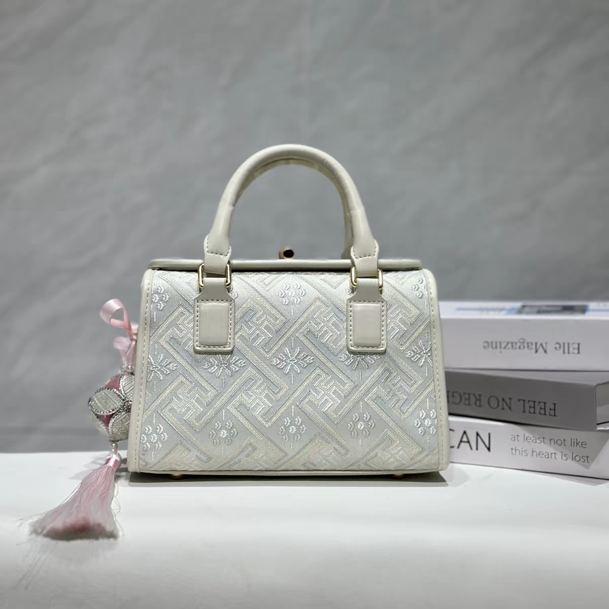 Zhuang Brocade Bag | Handmade Chinese Textile Art Handbag Inspired by Traditional Weaving