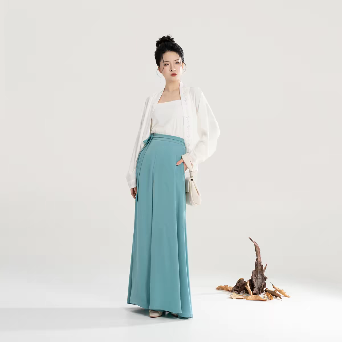 Song Pants Office Set – New Chinese Style Workwear, Elegant & Comfortable for Daily Commute（Pre order 40days）