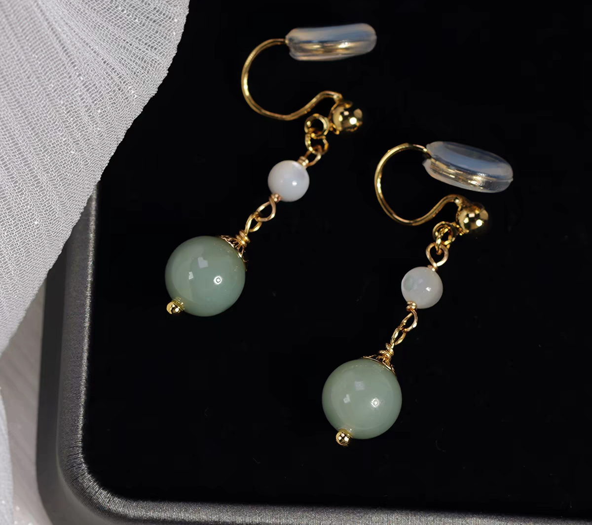 Chinese New Style Clip On Earrings for Women | No Ear Piercing Traditional Inspired Jewelry