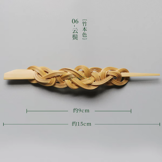 Intangible Cultural Heritage Bamboo Woven Hair Clip | A Meaningful Chinese Gift