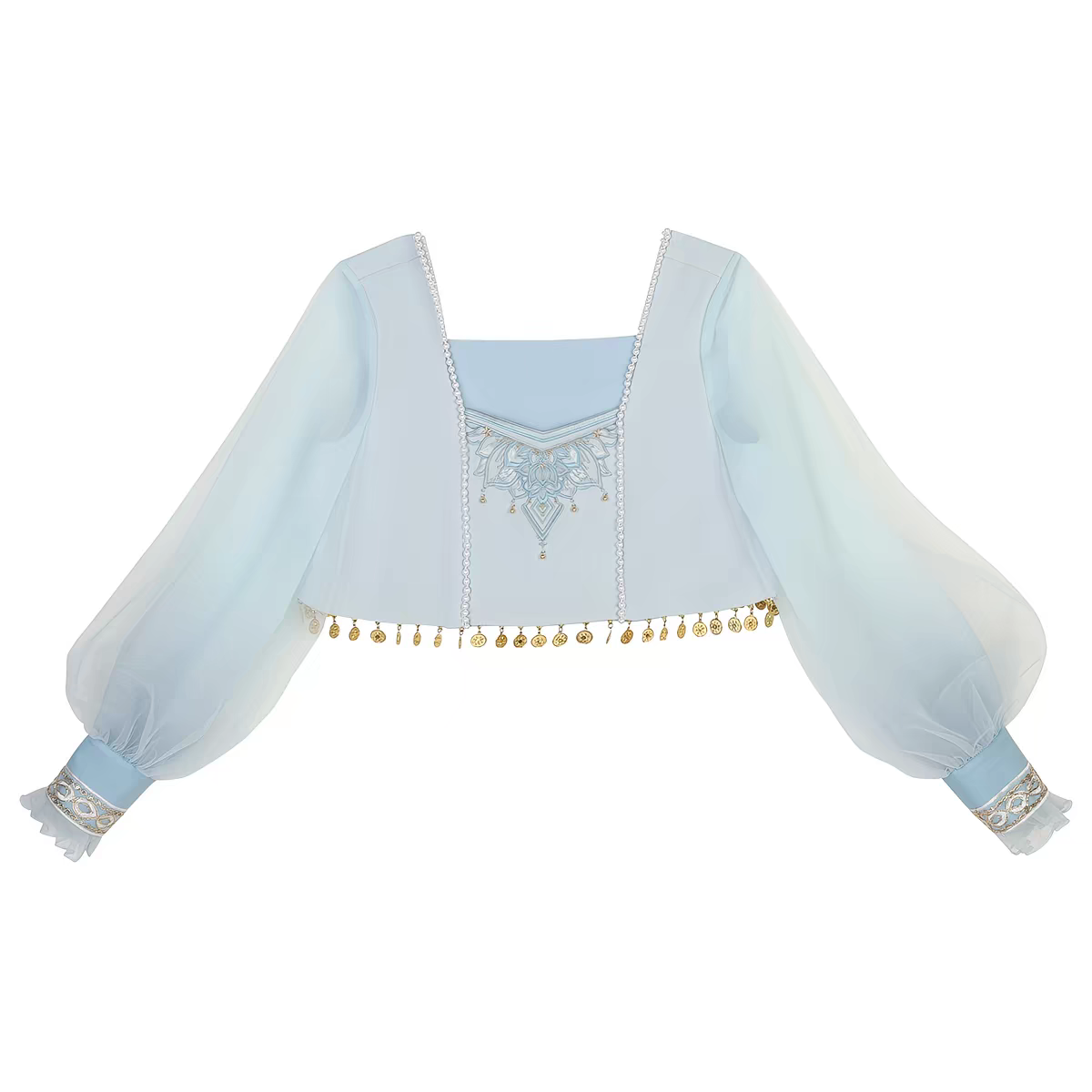 Hanfu Women's Summer Chinese-style Han-element Top — Dunhuang Flying Apsaras Western Regions Performance Costume