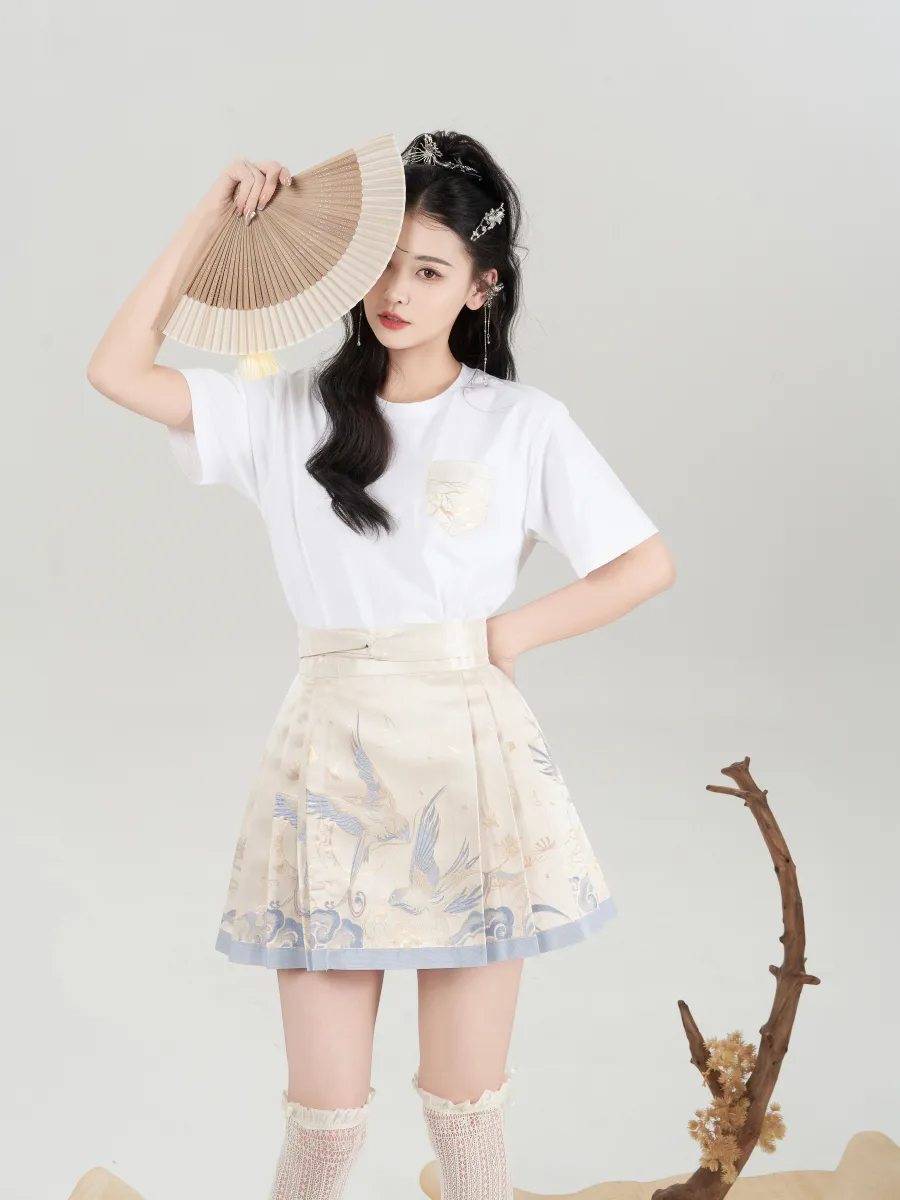 织金迷你版马面裙配套(上衣S-L/马面裙XS-XL)