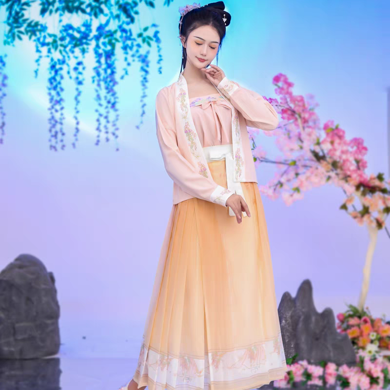 宋制汉服轻薄款马面裙S-6XL