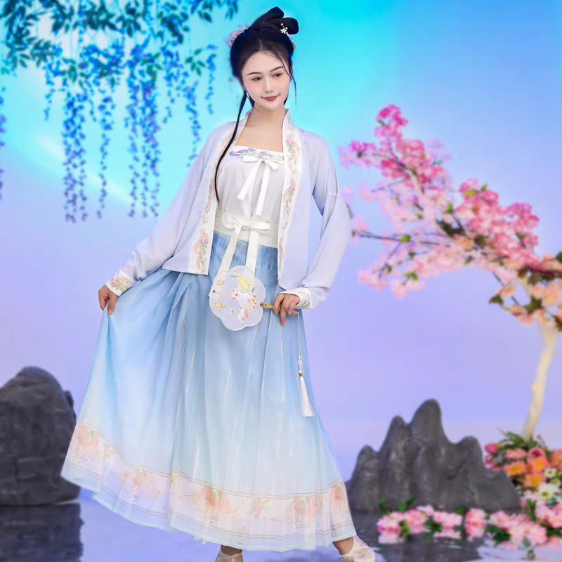 宋制汉服轻薄款马面裙S-6XL