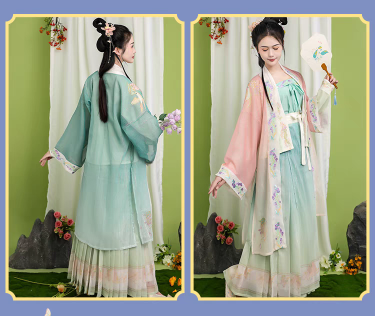 宋制汉服轻薄款马面裙S-6XL