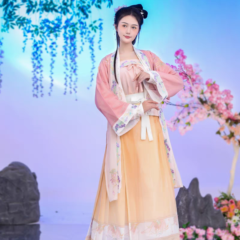 宋制汉服轻薄款马面裙S-6XL