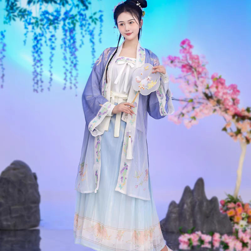 宋制汉服轻薄款马面裙S-6XL
