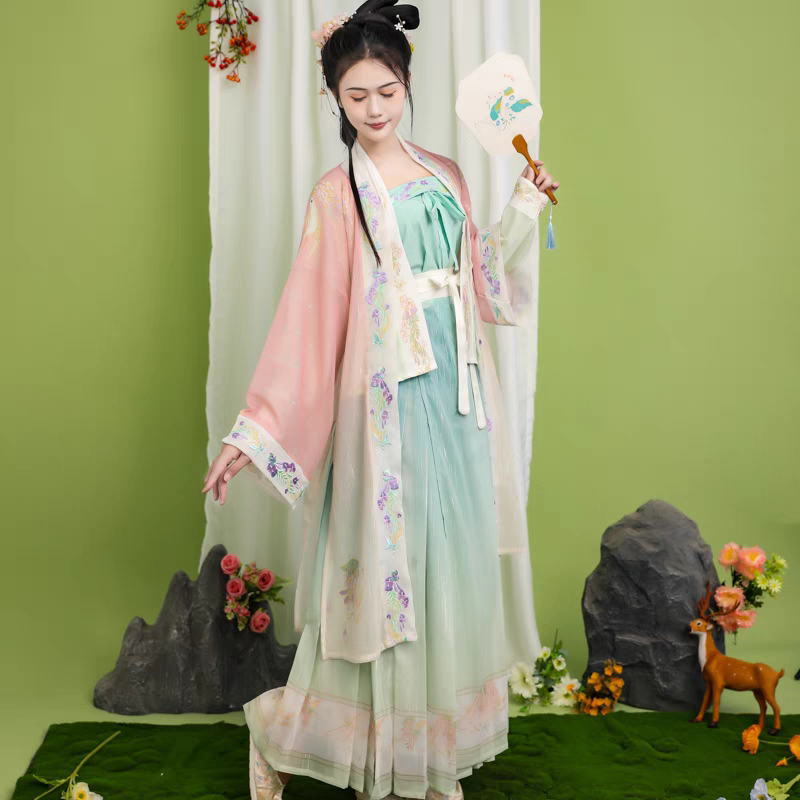 宋制汉服轻薄款马面裙S-6XL