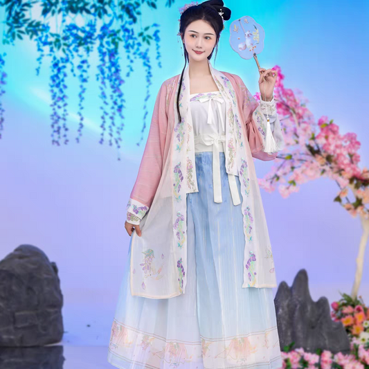 宋制汉服轻薄款马面裙S-6XL