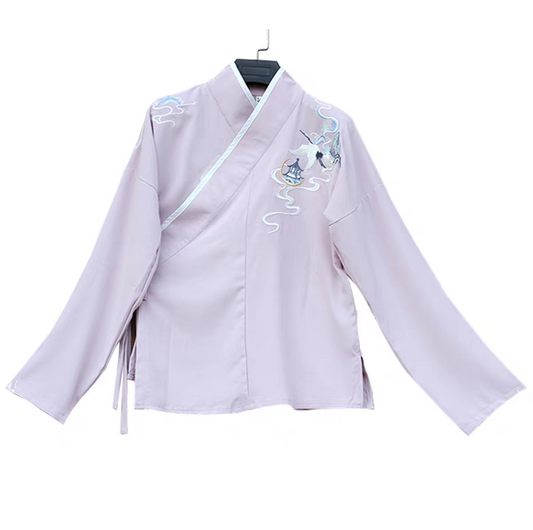 汉服交领上衣hanfu S-XL