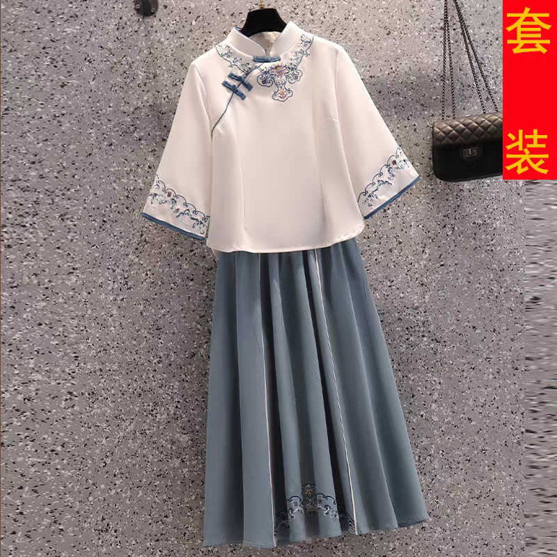Pakaian wanita gaya Republik China M-4XL