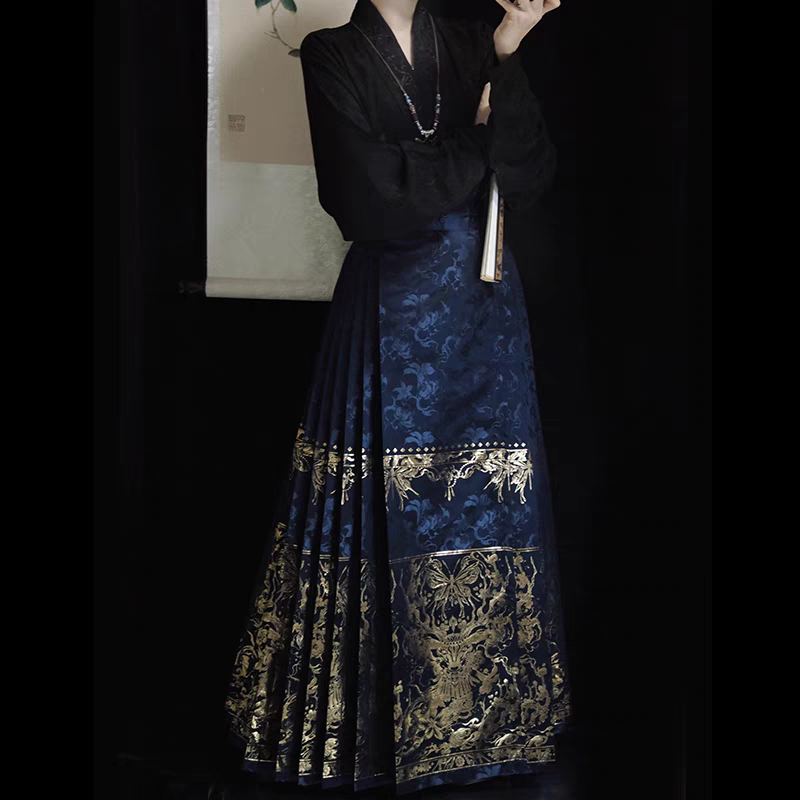 Hanfu horse-face skirt matching set S-L