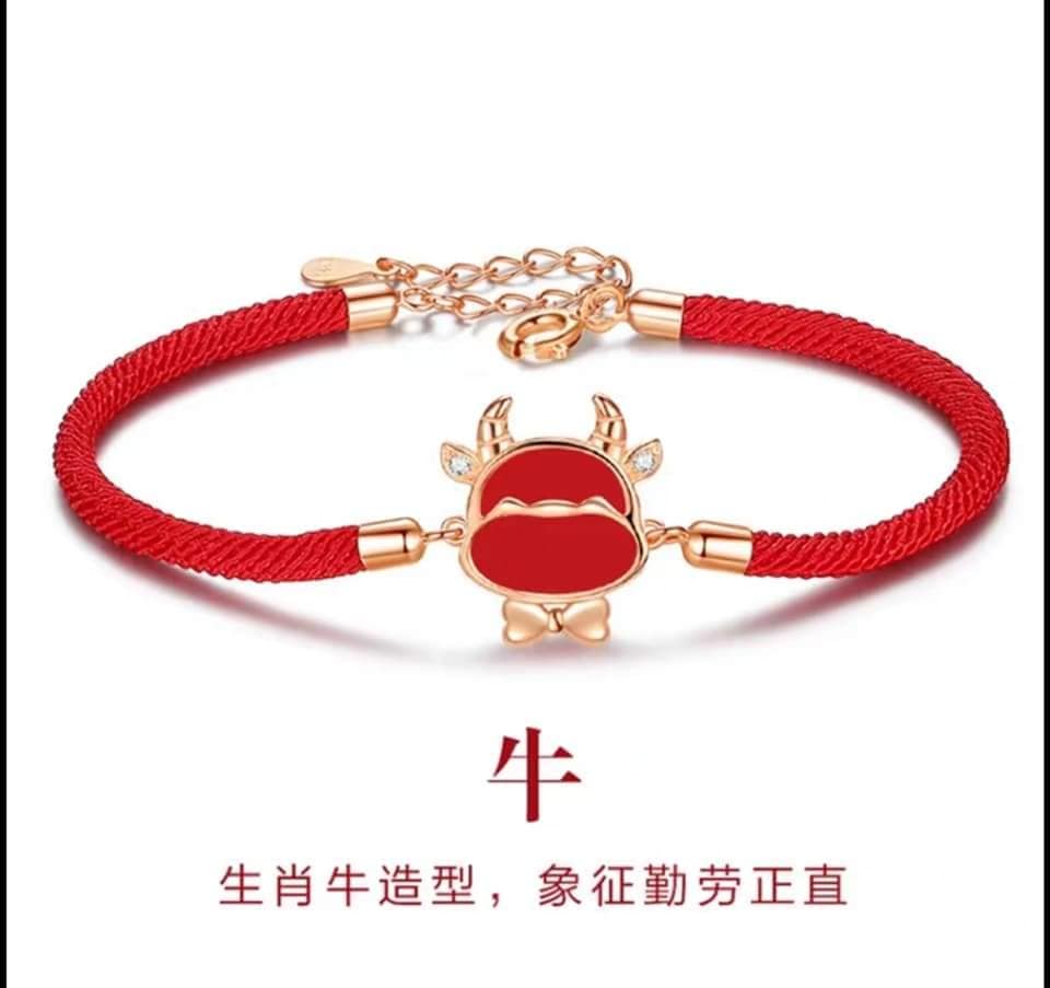 十二生肖傳統編織紅繩手鍊